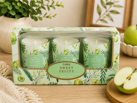 طقم شموع معطرة Sweet Fruity – Green Apple