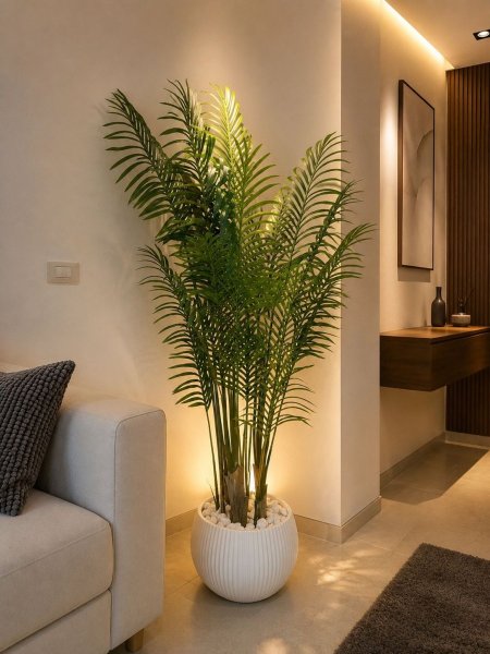 شجرة نخيل صناعية – ارتفاع 195 سم  (عروق متعددة)