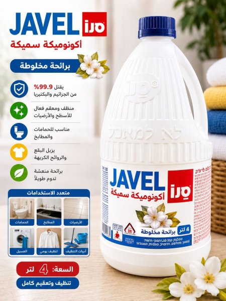 جافيل JAVEL برائحة مختلطة