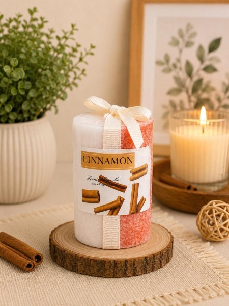 شمعة معطرة برائحة القرفة