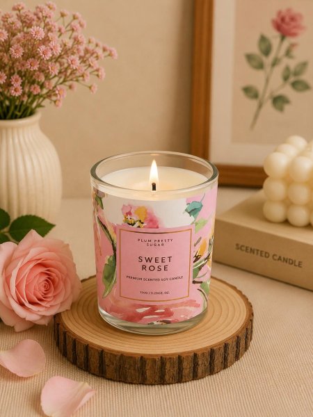 شمعة معطرة Sweet Rose