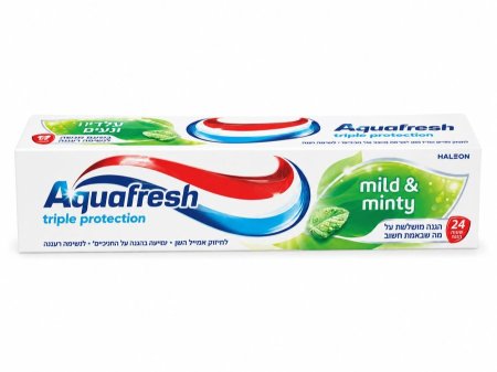 معجون أسنان أكوافريش Triple Protection – نعناع منعش