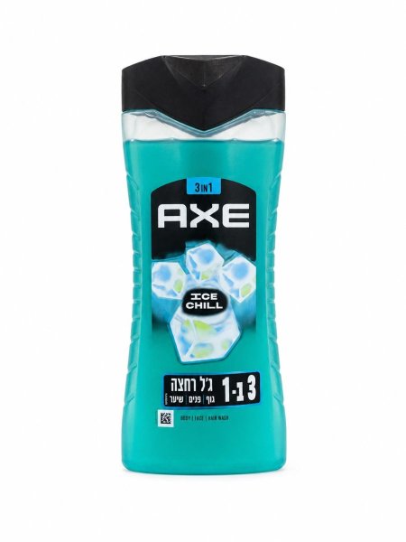 جل استحمام AXE Ice Chill 3 في 1 - للجسم والوجه والشعر