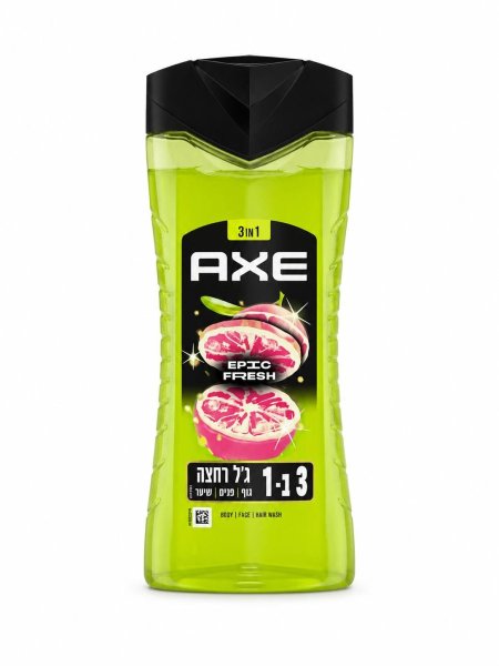 جل استحمام AXE Epic Fresh 3 في 1 - للجسم والوجه والشعر