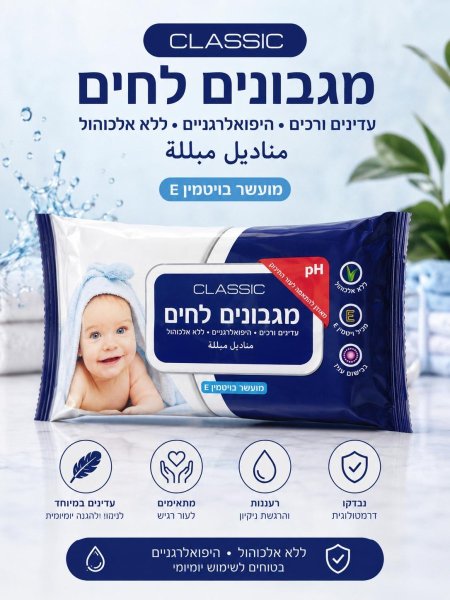 مناديل مبللة للأطفال – Classic