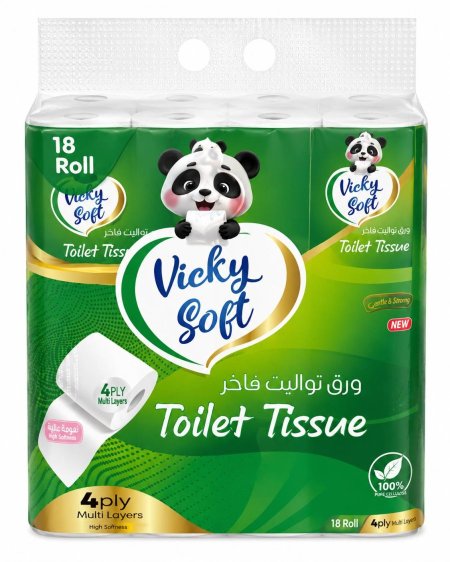 ورق تواليت Vicky Soft