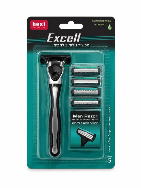شفرة حلاقة رجالية Excell – 5 شفرات