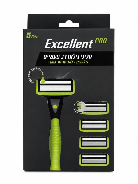 شفرة حلاقة Excellent Pro – 5 شفرات