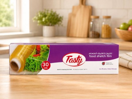 نايلون تغليف الطعام Tasty – عرض 30 سم