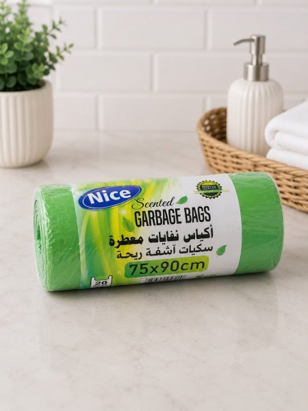 أكياس نفايات نايس المعطرة – 75×90 سم