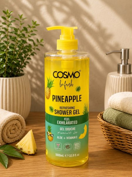 جل استحمام COSMO – رائحة الأناناس – 1000 مل