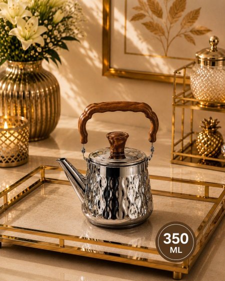 إبريق شاي ستانلس ستيل – سعة 350 مل