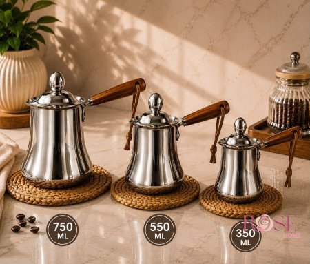 غلاية قهوة ستانلس ستيل – 3 أحجام