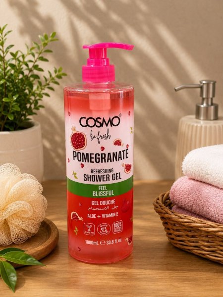 جل استحمام COSMO – رائحة الرمان – 1000 مل