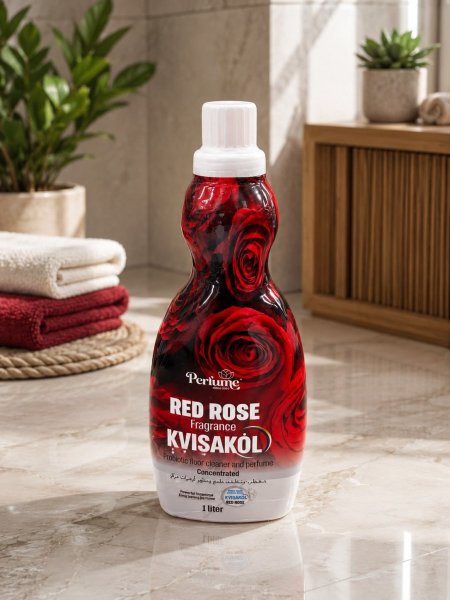 معطر ومنظف أرضيات بيرفيوم – كفيساكول ريد روز (Red Rose) 1 لتر