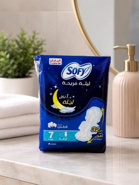 فوط SOFY الليلية – حماية وراحة طوال الليل