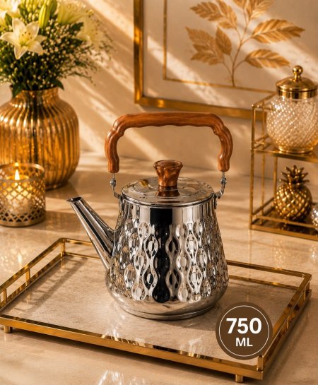 إبريق شاي ستانلس ستيل – سعة 750 مل