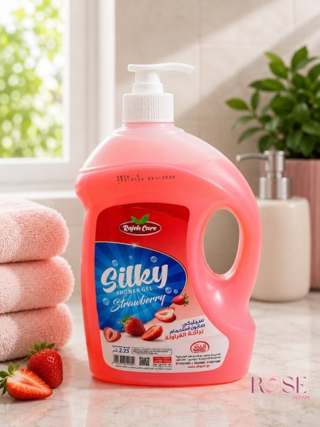 جل استحمام Silky من Rajeh Care ( الراجح)