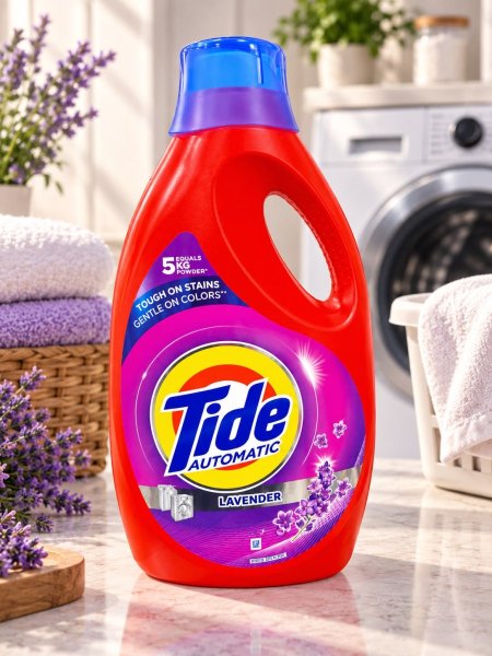 سائل غسيل الملابس Tide Automatic Lavender